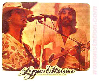 LOGGINS and MESSINA Rock Concert Vintage Band tee shirt Iron On Authentic 70s retro NOS