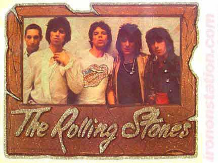 THE ROLLING STONES 70s Vintage Iron On Band tee shirt transfer