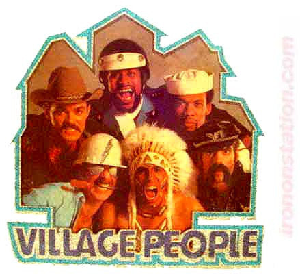 The VILLAGE PEOPLE 70s Vintage rock band tee shirt Iron On Authentic nos retro ymca