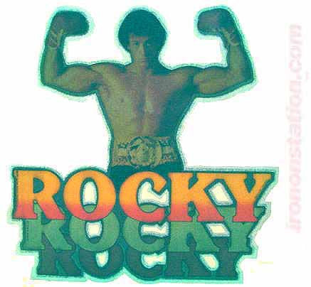1979 ROCKY BALBOA Movie Sylvester Stallone 70s Vintage TV Movie Iron On tee shirt transfer Original Authentic nos retro