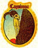 Vintage 70s CAPRICORN t-shirt iron-on Astrology retro zodiac tee shirt iron on transfer glitter