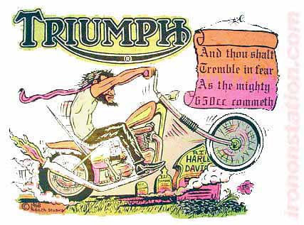 TRIUMPH Vintage 60s t-shirt iron-on Moto X Hot Rod Authentic 70s 