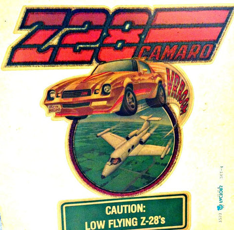 Z28 CAMARO Muscle Car Racing Vintage 70s t-shirt iron-on transfer authentic NOS retro american fashion Hot Rods