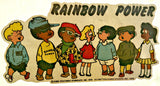 Rare 1976 Rainbow Power Vintage 70s t-shirt iron-on transfer Cartoons Original Authentic by Holoubeck