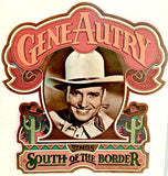 Rare Gene Autry 70s Vintage t-shirt iron-on transfer Original Authentic retro diy American cowboy fashion nos