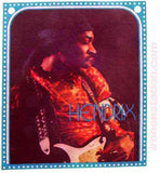 JIMI HENDRIX Rock Concert Vintage Band tee shirt Iron On Authentic 70s retro NOS