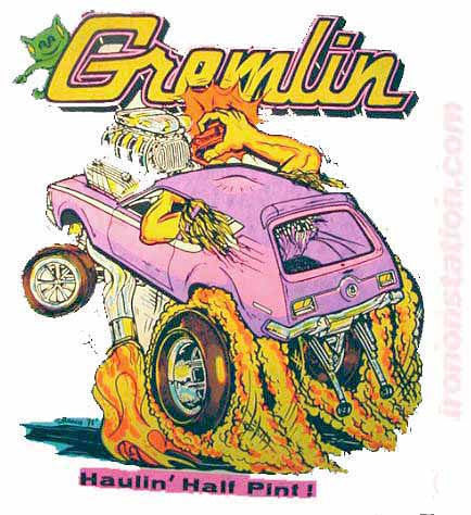GREMLIN "Haulin' Half Pint" Vintage Iron On tee shirt transfer Original Authentic retro 70s by Roach