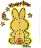 Cute Teddy Rabbit "Sleepy Time" 70s Vintage Iron On tee shirt transfer Original Authentic