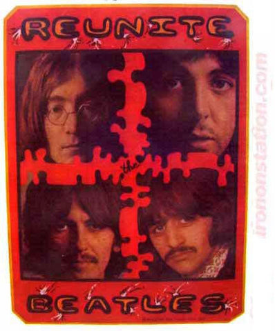 the beatles, reunite, rock, album, t-shirt iron-on