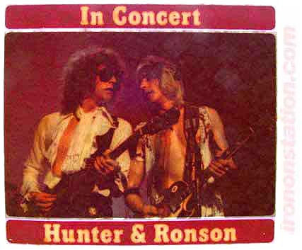 hunter, ronson, vintage, 70s, t-shirt, iron-on
