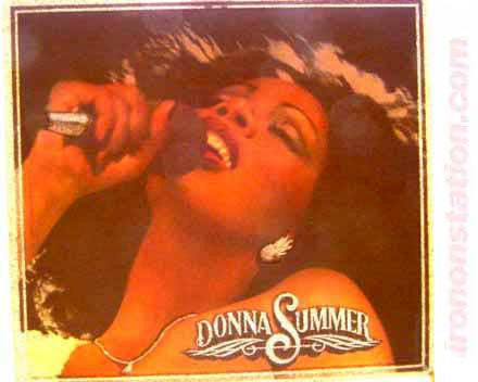 DONNA SUMMER Rock Concert Vintage band tee shirt Iron On Authentic 70s NOS