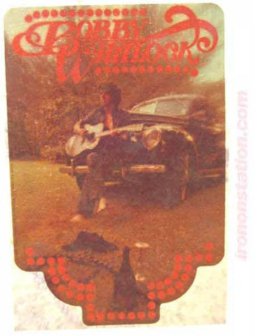 BOBBY WHITLOCK Vintage Band Tee shirt Iron On 70s Concert retro t-shirt iron-on