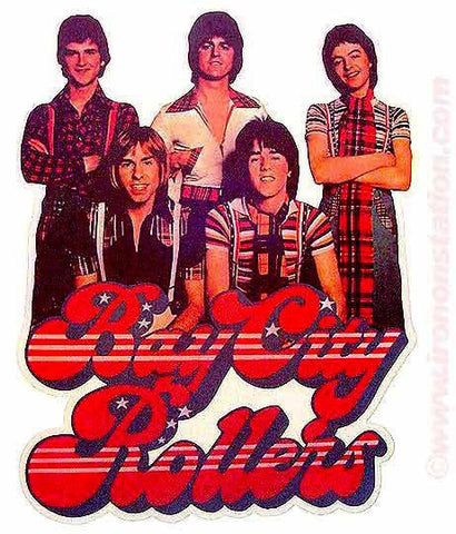 bay city rollers, vintage 70s t-shirt iron-on