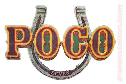 POCO 70s Vintage Rock t-shirt iron-on transfer Authentic nos retro american fashion