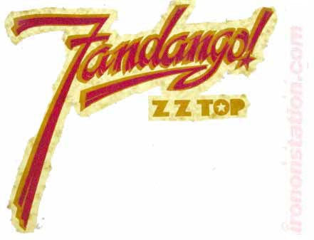 zz top, vintage t-shirt iron-on