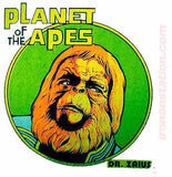 1967 PLANET of the APES Vintage t-shirt iron-on transfer Dr. Zaius Original Authentic NOS 70s retro