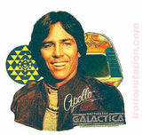 battlestar galactica, apollo, vintage, 70s, t-shirt, iron-on