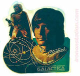 dirk benedict, battlestar galactica, vintage, t-shirt, iron-on