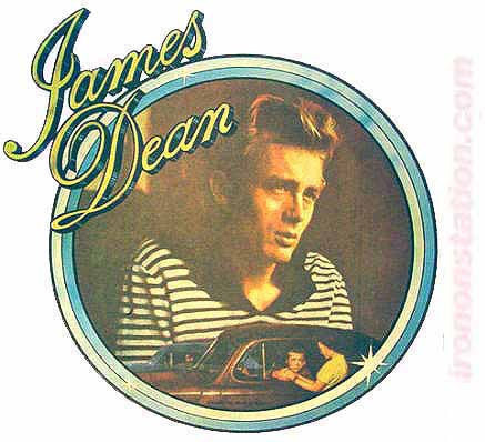 james dean, rebel, teen idol, 60s, 70s, movie star, t-shirt, iron-on
