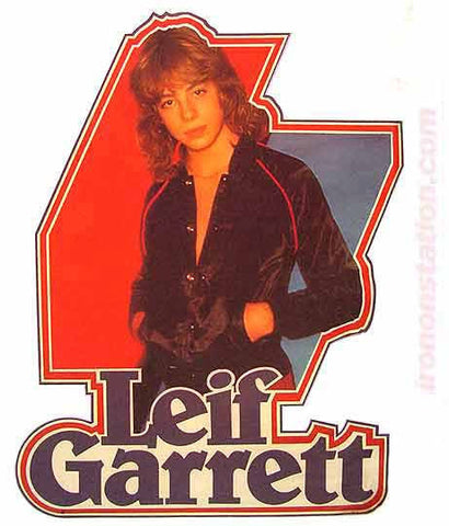 leif, garrett, 70s, vintage, t-shirt, iron-on