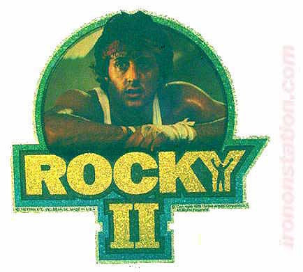 1979 ROCKY II Balboa Sylvester Stallone 70s Vintage Movie Iron On tee shirt transfer Original Authentic nos retro
