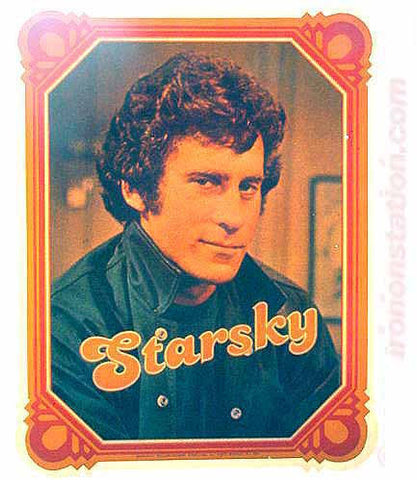 paul michael glaser, starsky, hutch, 70s, vintage, t-shirt, iron-on