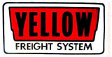 YELLOW FREIGHT long haul trucker Vintage tee shirt Iron On Authentic 70s NOS