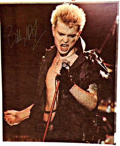 BILLY IDOL Vintage Iron On tee shirt transfer Original Authentic