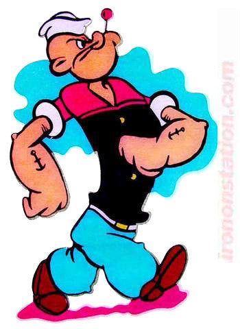 Popeye The Sailor Man Vintage 70s Iron On tee shirt transfer Original Authentic animation comic cartoon