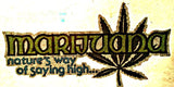 420 Marijuana Natures Ways of Saying High 70s Vintage Iron On tee shirt transfer weed t-shirt pot iron-on