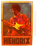 JIMI HENDRIX 70s Vintage Rock Band tee shirt iron-On retro NOS glitter Woodstock Watchtower Purple Haze