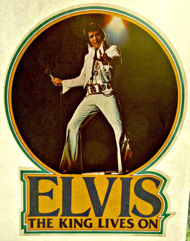 Elvis Presley Vintage 70s Band t shirt iron on retro nos The King