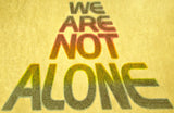 close encounterrs, we are not alone, vintage, t-shirt, iron-on, lucas, film, nos