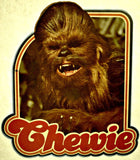 Star wars, Chewie, chewbacca, vintage, t-shirt, iron-on