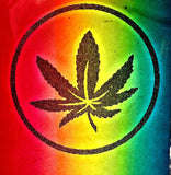 70s Vintage 420 Marijuana POT LEAF t-shirt iron-on Vintage Iron On tee shirt transfer weed