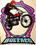 BULTACO Moto X Hot Rod Vintage 70s t-shirt iron-on transfer authentic NOS retro american fashion Roach 1973