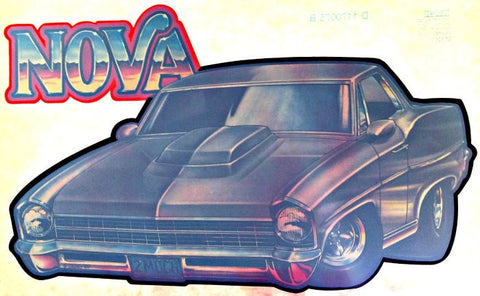 CHEVY NOVA Vintage 70s Hot Rod Muscle t-shirt iron-on transfer authentic NOS retro american fashion Roach