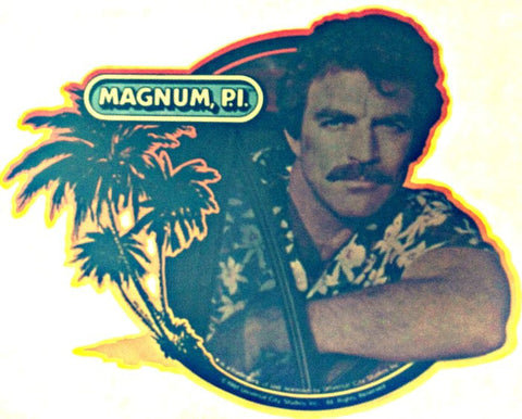 MAGNUM PI 2 Vintage 70s t-shirt iron-on transfer Original Authentic nos retro american fashion Tom Selleck