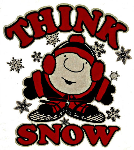 ziggy, think snow, vintage t-shirt iron-on