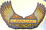 KAWASAKI MoTorCyCles Vintage 70s Hot Rod Muscle t-shirt iron-on transfer authentic NOS retro american fashion