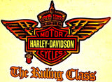 Harley Davidson Vintage 70s motorcycle t-shirt iron-on transfer authentic NOS retro american fashion