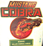 MUSTANG COBRA Muscle Car Racing Vintage 70s t-shirt iron-on transfer authentic NOS retro american fashion Hot Rods