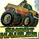 SHORT HAULER 4x4 Vintage 70s t-shirt iron-on transfer authentic NOS retro american fashion Hot Rods Muscle Car Racing