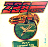 Z28 CAMARO Muscle Car Racing Vintage 70s t-shirt iron-on transfer authentic NOS retro american fashion Hot Rods