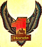 LAST 1 HONDA Vintage 70s motorcycle t-shirt iron-on transfer authentic NOS retro american fashion by Roach