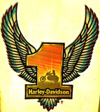 Last 1 HARLEY DAVIDSON Vintage 70s motorcycle t-shirt iron-on transfer authentic NOS retro american fashion by Roach