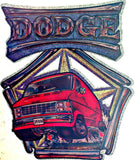 DODGE Super VAN Vintage 70s t-shirt iron-on transfer authentic NOS retro american fashion Hot Rods Muscle Cars