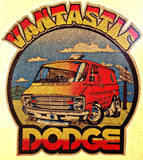 DODGE VANTASTIC Vintage 70s t-shirt iron-on transfer authentic NOS retro american fashion Hot Rods Muscle Cars