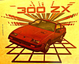 NISSAN 300 ZX Vintage 70s t-shirt iron-on transfer authentic NOS retro american fashion Hot Rods Muscle Car