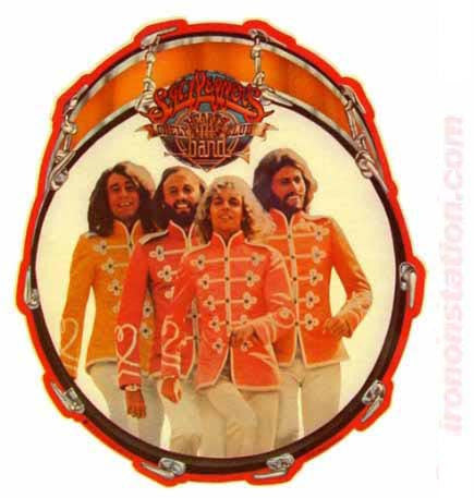 beatles, sgt peppers, lonely hearts club, vintage, 70s, t-shirt, iron-on